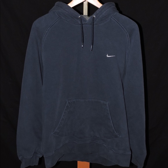 nike swoosh hoodie navy